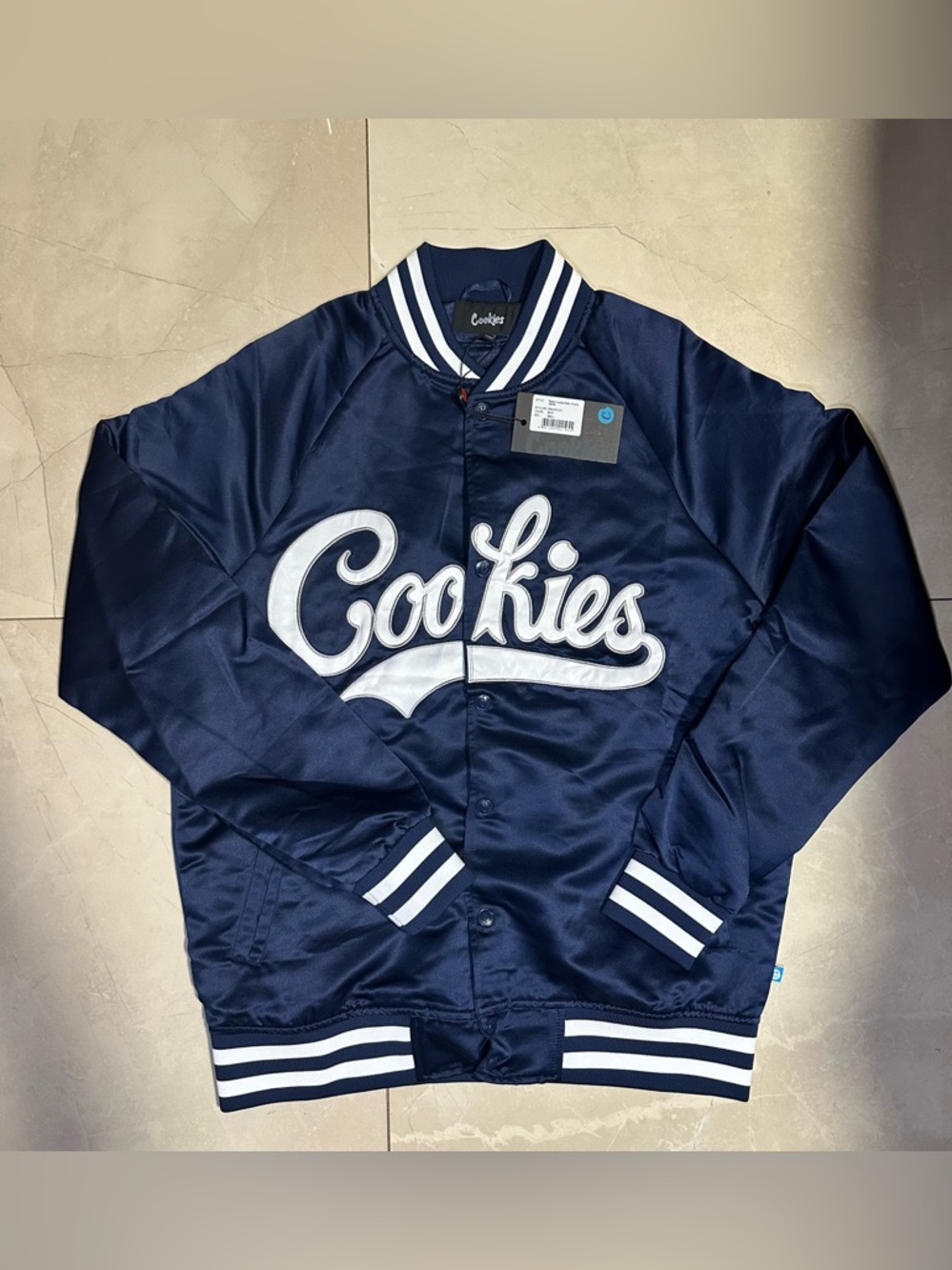 Cookies Bases Loaded Satin Varsity Jacket